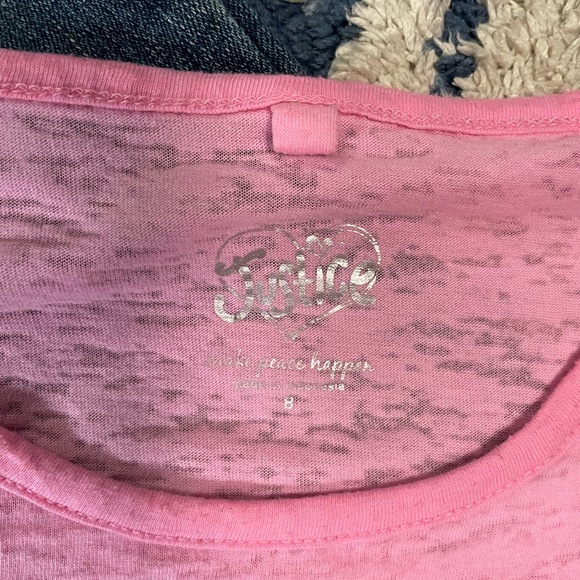 Girl’s Free Planet Jeans and Justice Top - Picture 4 of 8